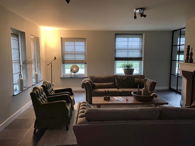 Raamdecoratie in boerderij