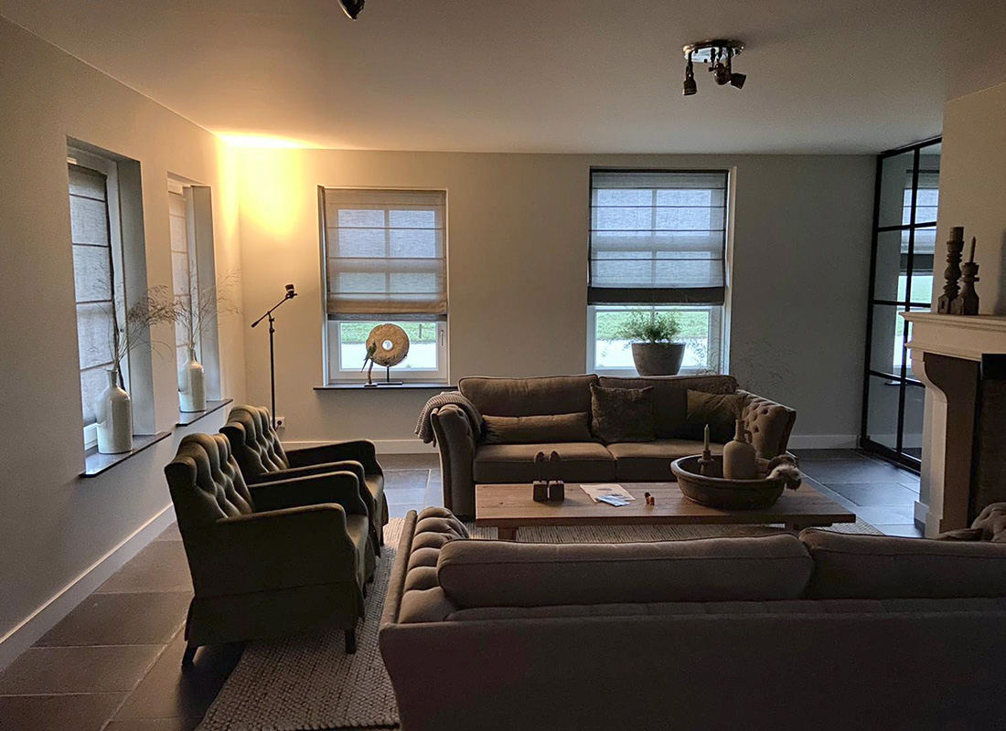 Raamdecoratie in boerderij