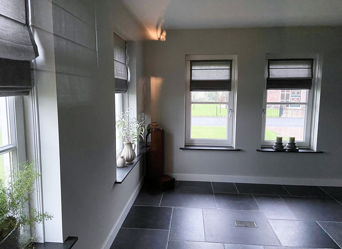 Raamdecoratie in boerderij