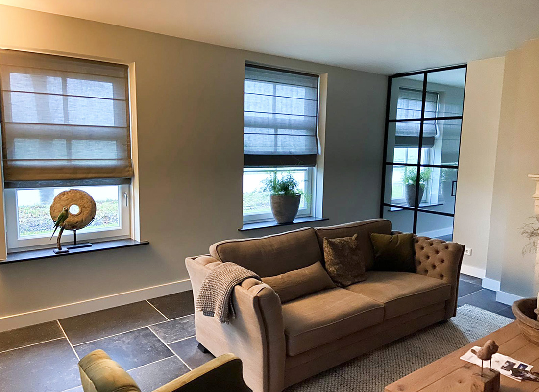 Raamdecoratie in boerderij