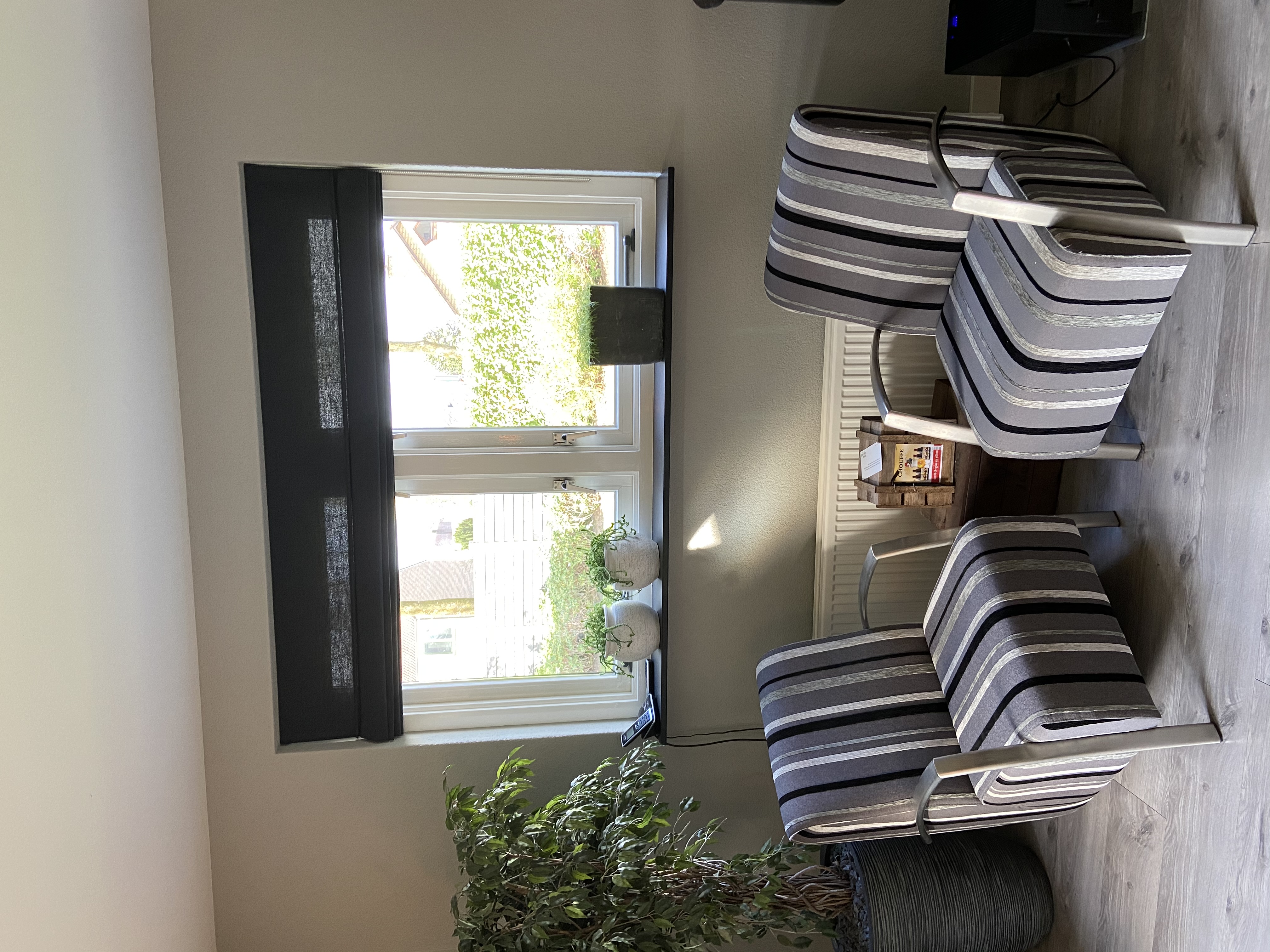 Vouwgordijnen gemonteerd in Bennekom