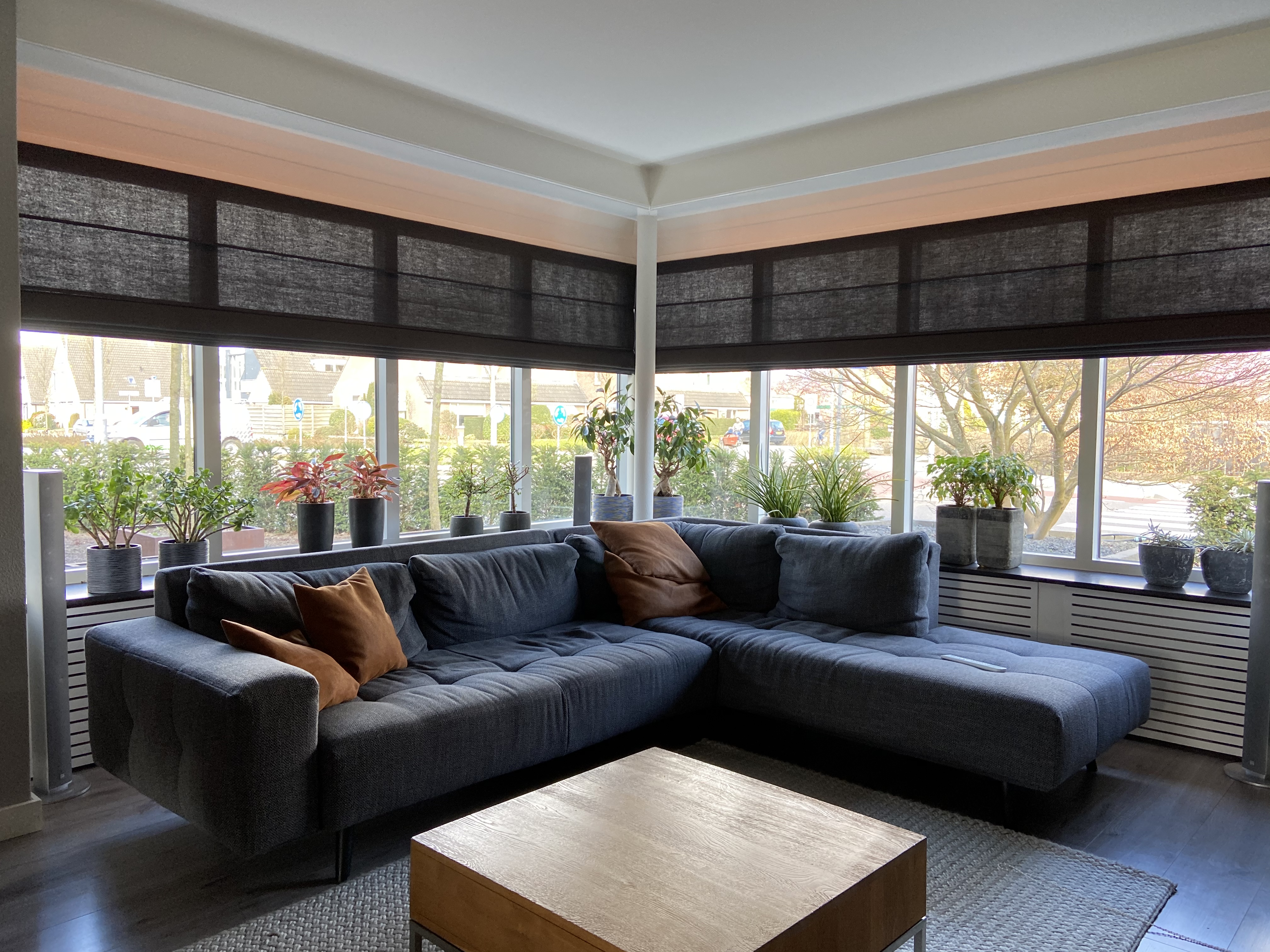 Vouwgordijnen gemonteerd in Bennekom