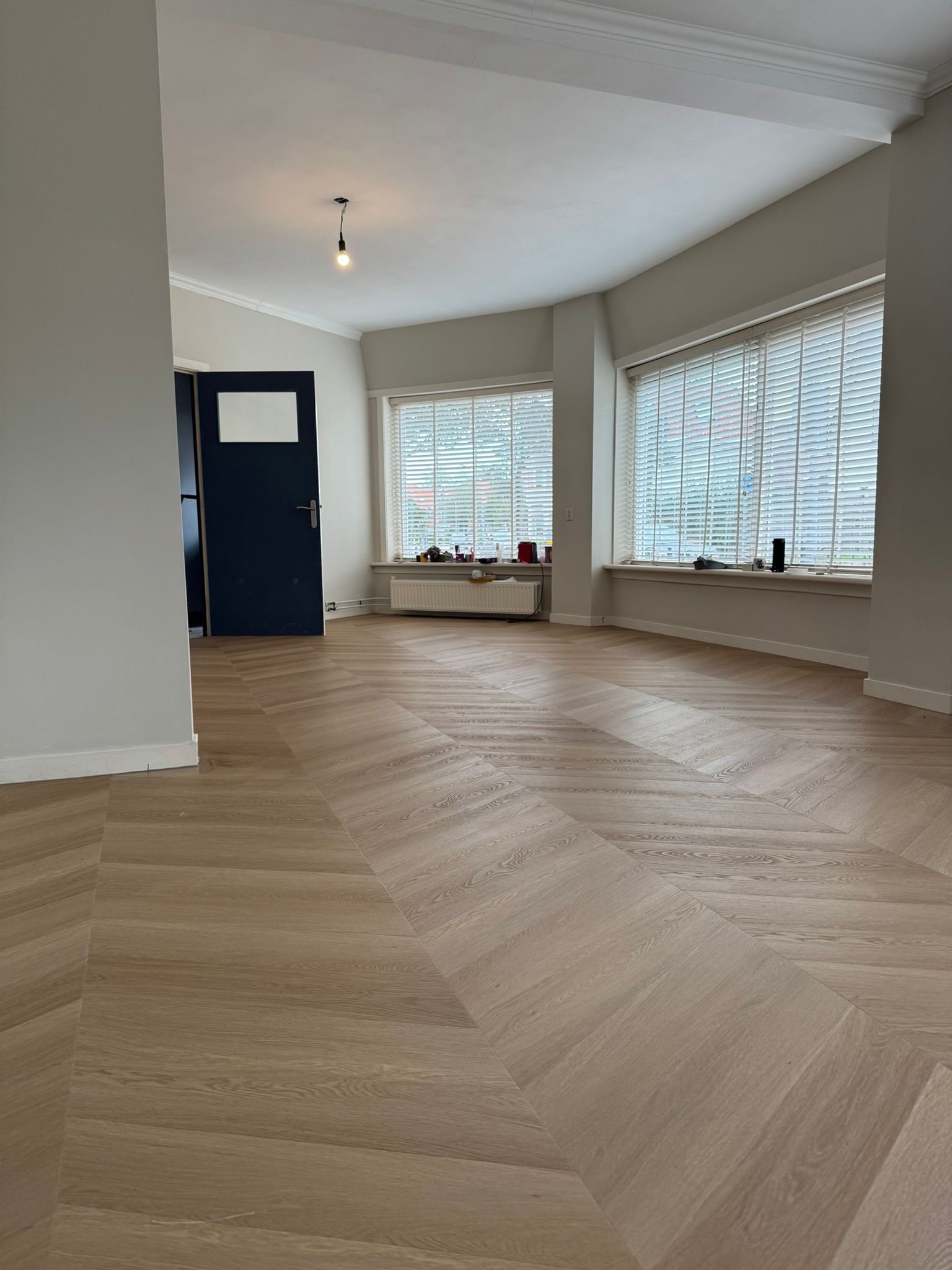 Pvc vloer gelegd in Hongaarse punt